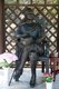 Thailand: Statue of King Rama V, Palace of Rama V (King Chulalongkorn 1868 - 1910), Ko Sichang, Chonburi Province
